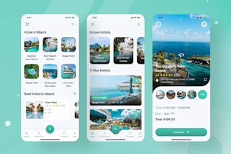 build hotel booking app, flight booking app, travel booking app, ticket booking