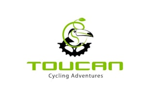 create off road cycling group love nature logo