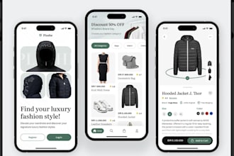 luxury good marketplace app, high end fashion store app, premium product app