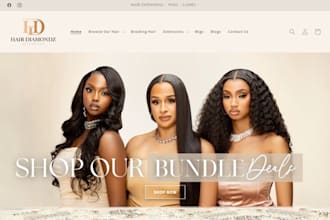 wix hair extension website hair extension store wig store hair accessories store