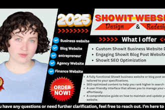 build showit business website, build showit blog post website, showit SEO
