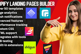 setup shopify landing page builder pagefly ecomposer shogun beae gempages tapcar