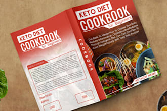 kids ebook cover design, cookbook cover, paperback design, cover book for amazon