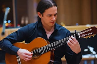 be your session country guitar, violin, fiddle player for folk, bluegrass songs