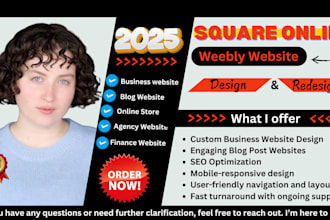 build square online business website, build square online store, weebly website