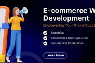 create a modern and responsive ecommerce website