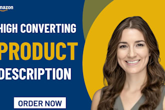 write product descriptions for your shopify, etsy, or amazon store