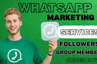 increase whatsapp channel whatsapp followers and grow whatsapp group members