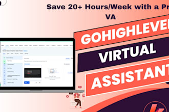 be your virtual gohighlevel assistant, sales funnel, ghl workflow automation