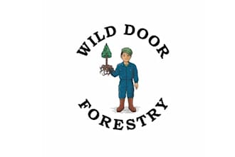 make dynamic forestry logo with scottish country inspiration
