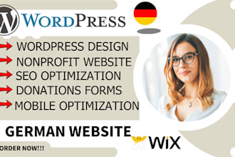 design german wordpress website redesign nonprofit dutch website using elementor