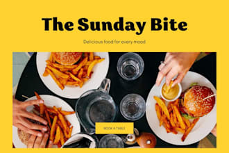 wix studio, wix restaurant website redesign, wix restaurant menu design, favicon