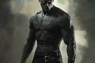 draw comic book art and comic book illustration
