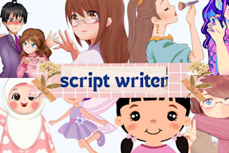 write manga, manhwa, or webtoon scripts and short stories