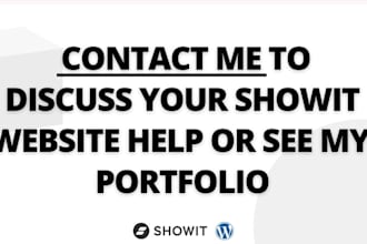 update showit, website deign and redesign showit, customize showit website