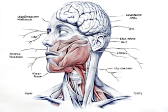 draw exercise, medical and anatomy illustrations