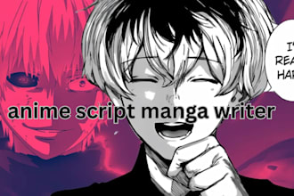 write your anime or manga ghostwriter for original stories or manga plots