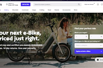design ebike website ecojet bike shopify store electric bicycle dropshipping