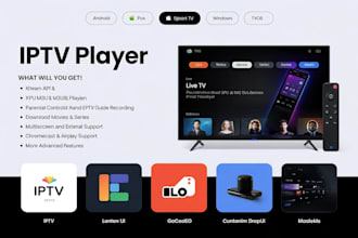 create a multi platform iptv player app for ios, android with xtream m3usupport
