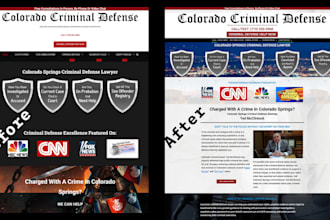 develop law firm, attorney, lawyer, notary website design and wordpress redesign