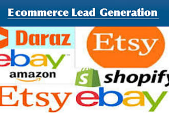 ecommerce shop owner lead generation etsy amazon ebay shopify