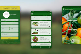 build pet care app, plant app, ai plant management app, grocery app, farmer app