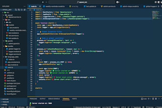 build backend services and telegram bots