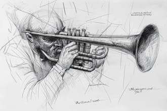 create pen and ink still life drawings and object illustrations
