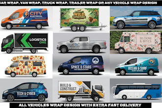 make branding vehicle wrap, car wrap, van wrap caravan, camper, truck wrap