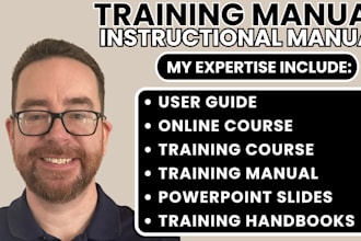 create online course training manual course content training course user guide