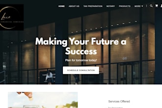 design tax website finance website wordpress income tax tax preparation credit