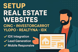 setup idx cinc investor carrot ylopo realtyna real estate websites