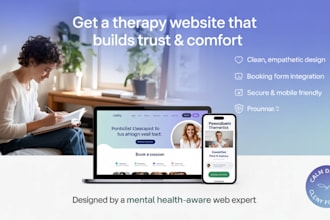 design therapy website mental health website medical website design