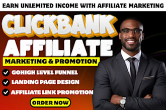 affiliate marketing link promotion clickbank sales funnel MLM affiliate website