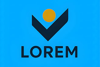 design a unique business logo with transparent png