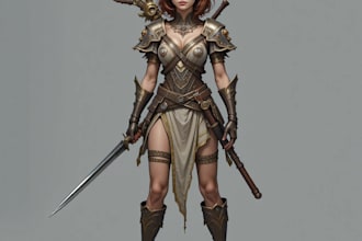 unique dnd character art and dnd character art