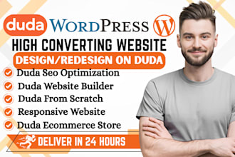 design a responsive website using duda website builder