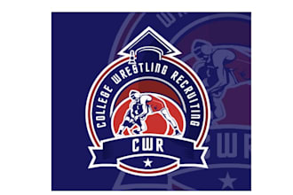 design gorgeous college wrestling recruiting logo