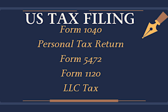 do prepare and efile usa tax return for individual ,business, llc ,c corp,s corp