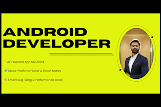 be your professional android app developer with java expertise