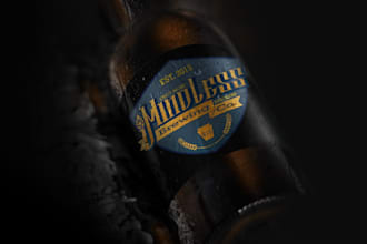 design a minimalist and creative craft beer or brewery logo