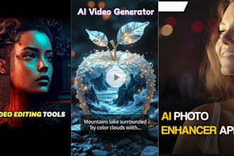 create ai video editor app, ai video maker app, ai vide0 generator app, ai apps