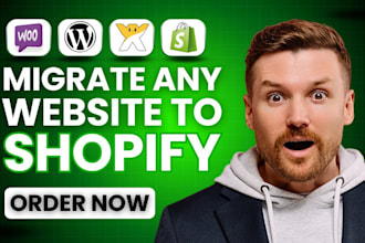migrate woocommerce to shopify, wordpress to shopify migration, wix to shopify