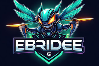 design high quality esport drone mascot logo with express delivery