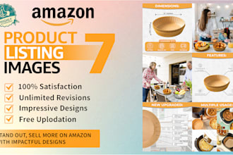 design professional amazon listing images, amazon product infographic pictures
