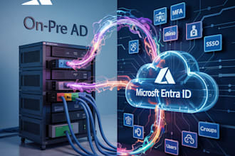 perform ad migration, hybrid ad deployment, entra id, azure ad management