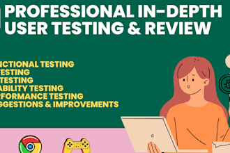 do  do app testing,, app review, website review, user testing, usability testing