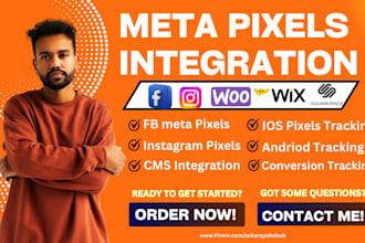 do woocommerce,squarespace,wix facebook meta ads pixel integration,tracking API