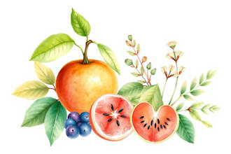 make a botanical watercolor illustration