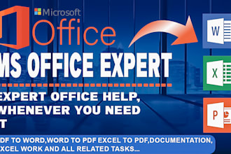 do ms excel word powerpoint data entry and copy paste work